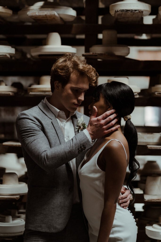 grey groom suit
