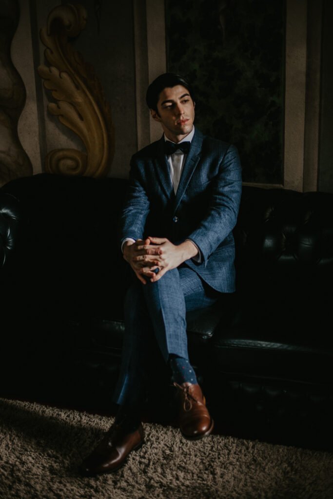 vintage groom suit