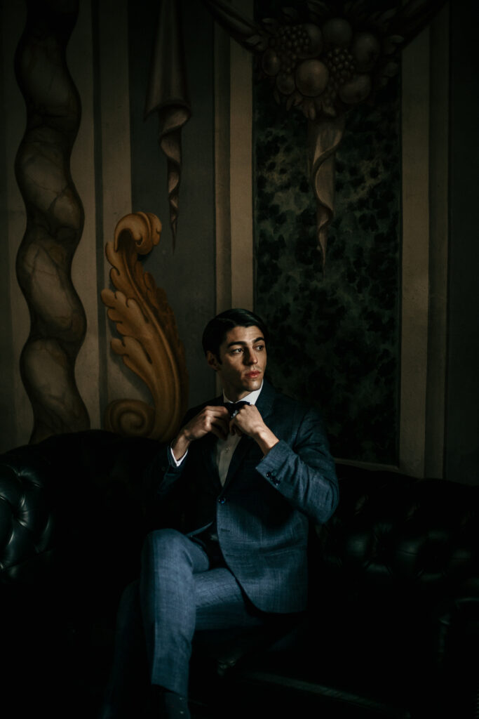 vintage groom suit