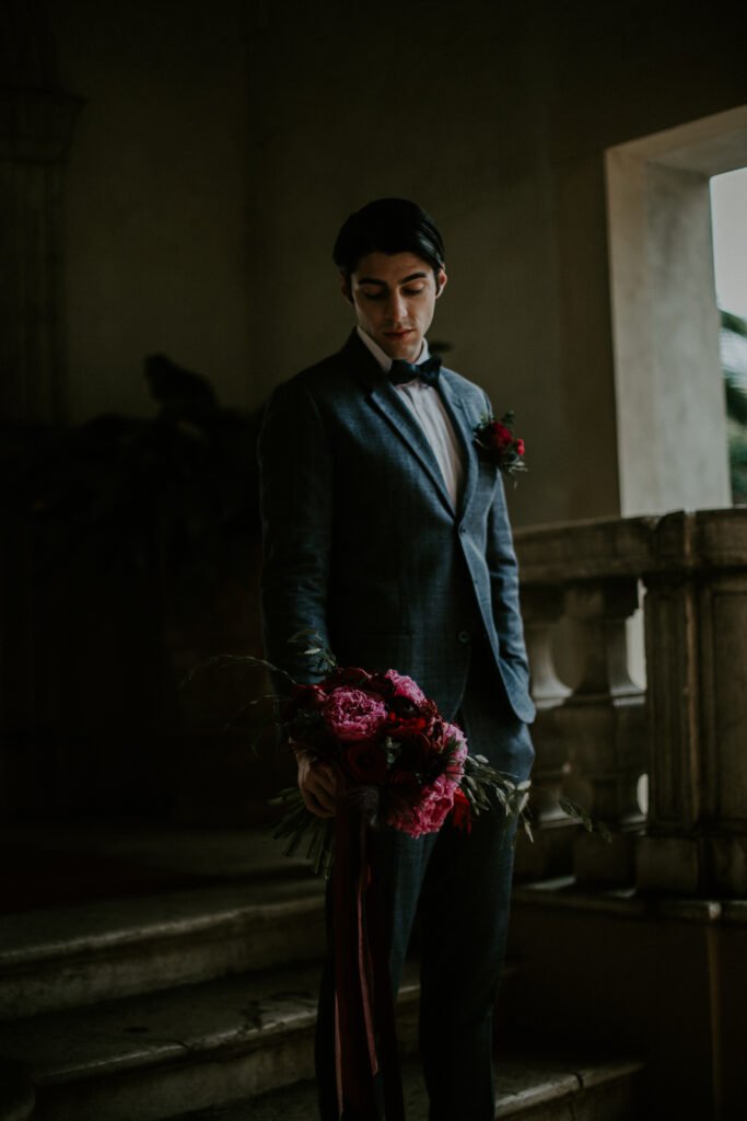 vintage groom suit